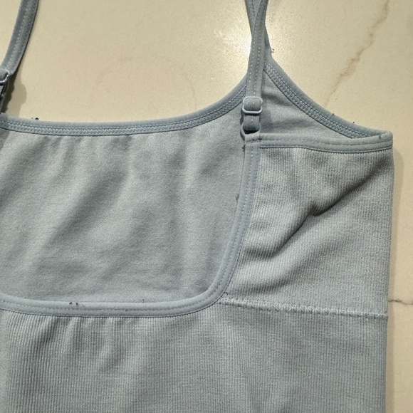 Garage:Cropped Light Blue Tank Top - Picture 4 of 4